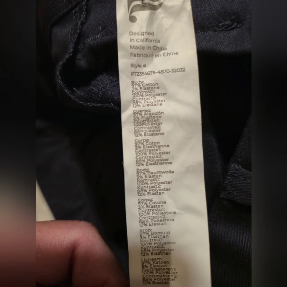 Fabletics Men's Navy Dress‎ Pants